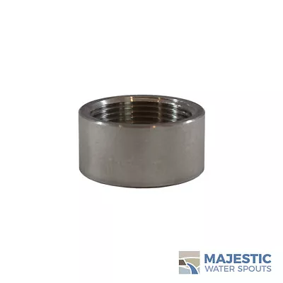 1 1/4  1.25  NPT 316 SS Stainless Steel Thread Half Coupling Weld Pipe Bung >304 • $8.99